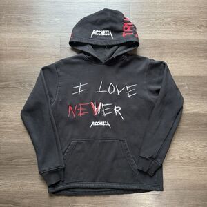 Ricchezza I Love NevHer Hoodie Size Large Rich‎ Off My Exes 2020 Rare Black